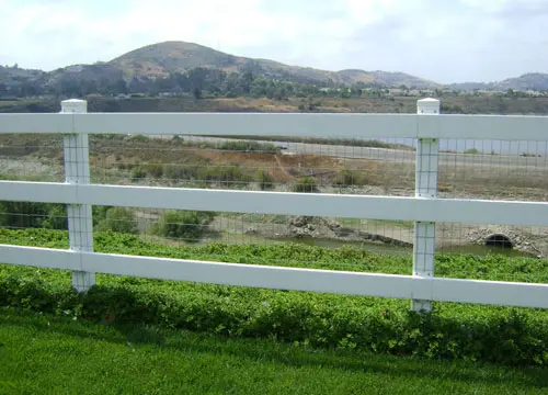 OC White Vinyl Rail Fences