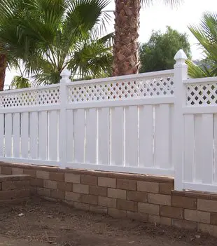 White Vinyl Fences